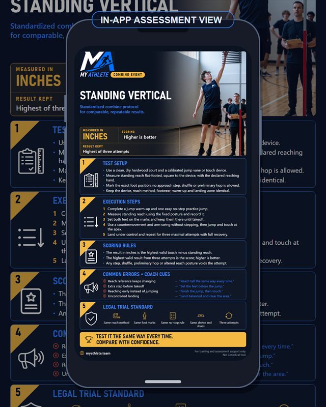 Basketball: Standing Vertical