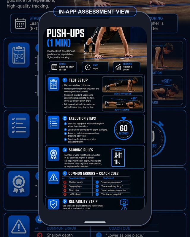 Basketball: Push Ups 1 Min