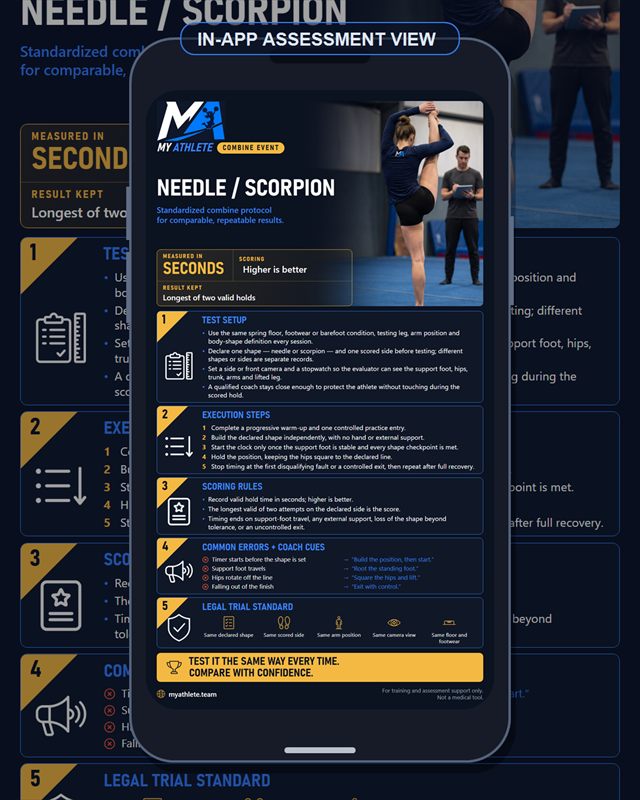 Cheer: Needle Scorpion Hold