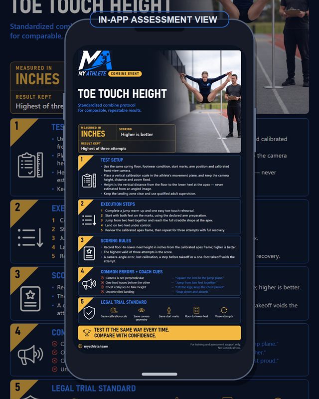 Cheer: Toe Touch Height