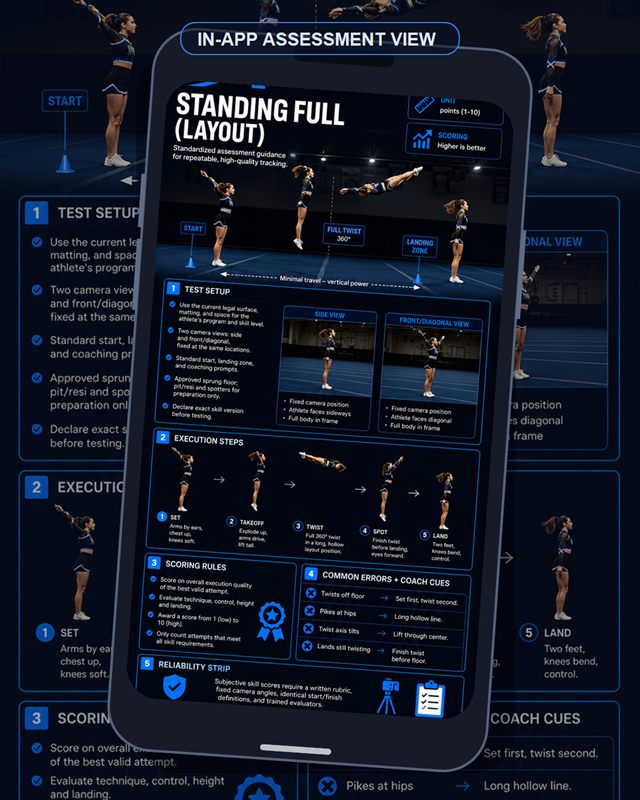 Cheer: Standing Full Layout