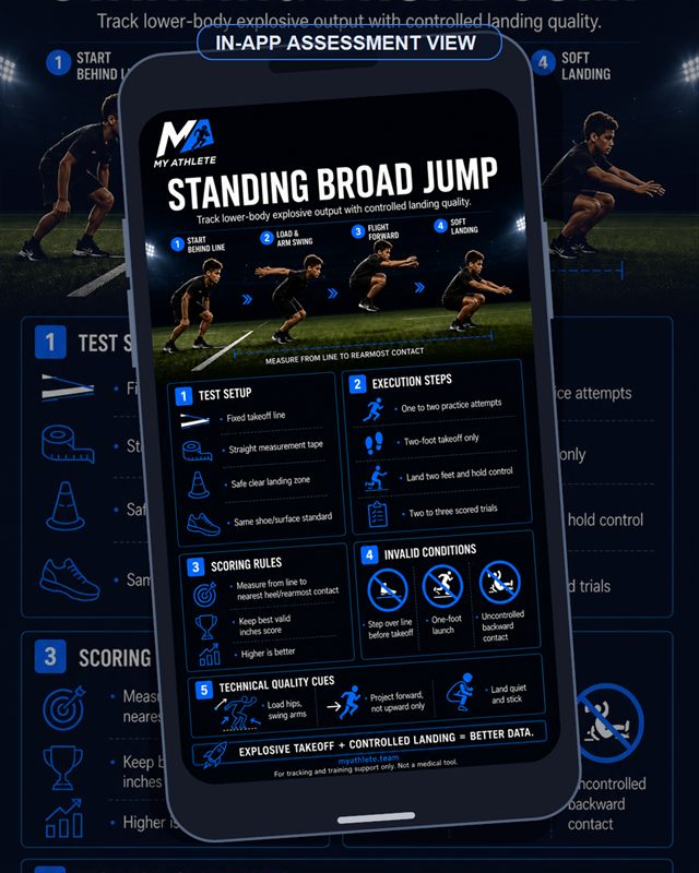 Football: Standing Broad Jump