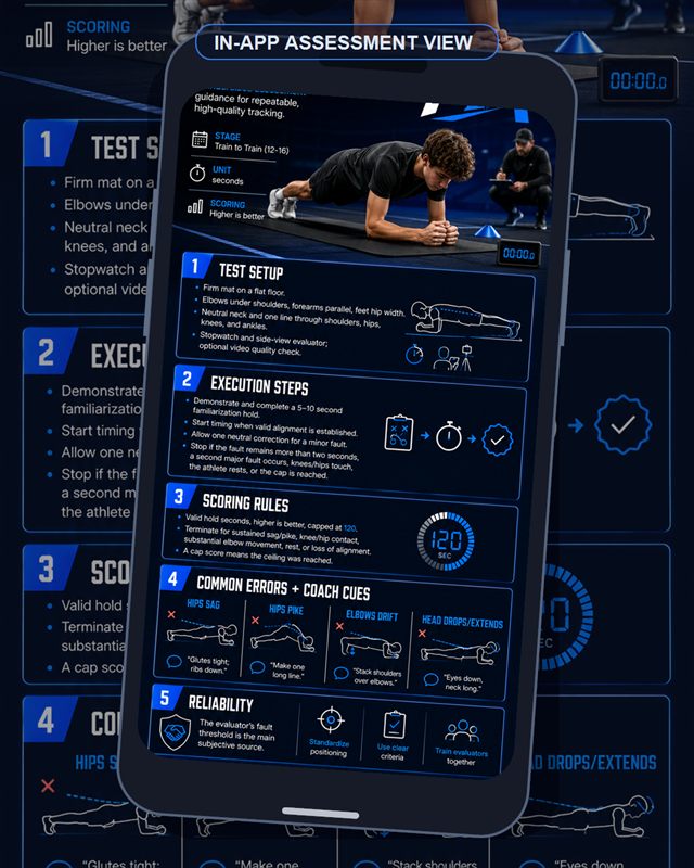 Football: Plank Hold