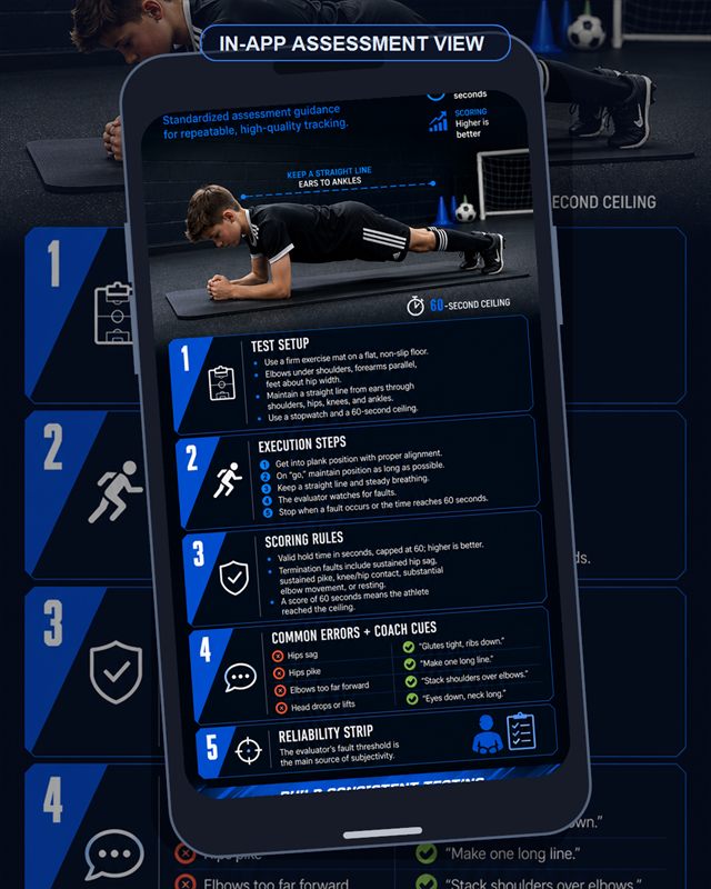 Soccer: Plank Hold