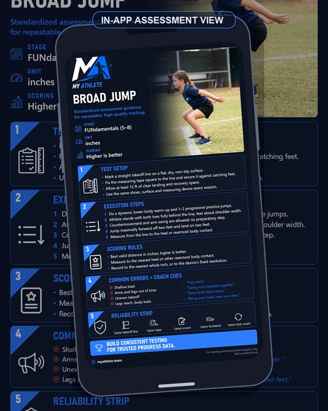 Softball: Broad Jump