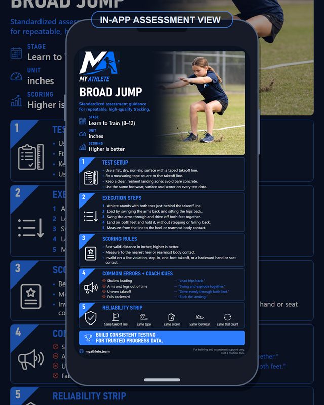 Softball: Broad Jump