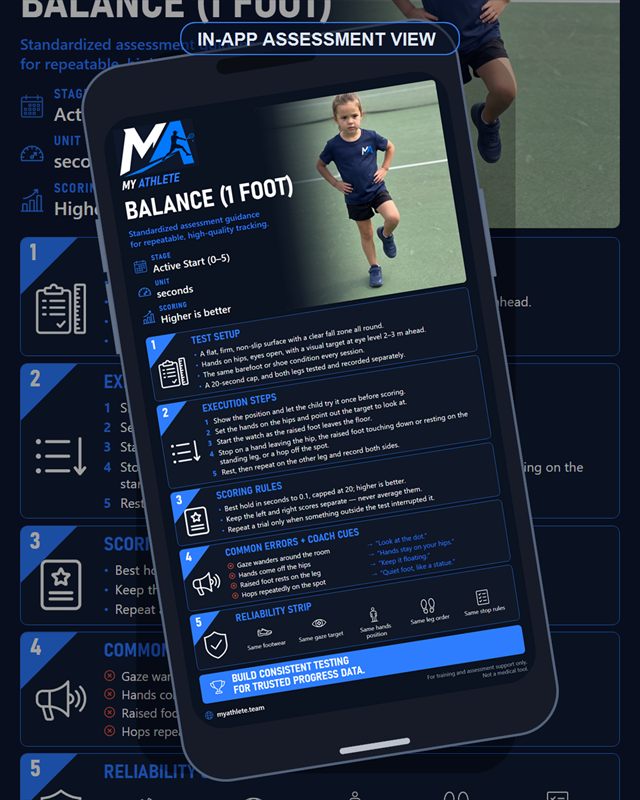 Tennis: Balance 1 Foot