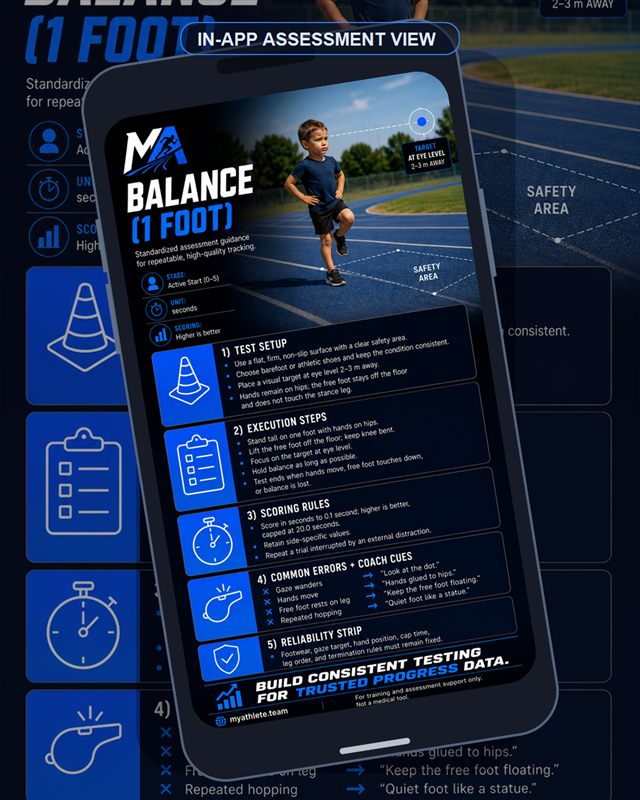Track & Field: Balance 1 Foot