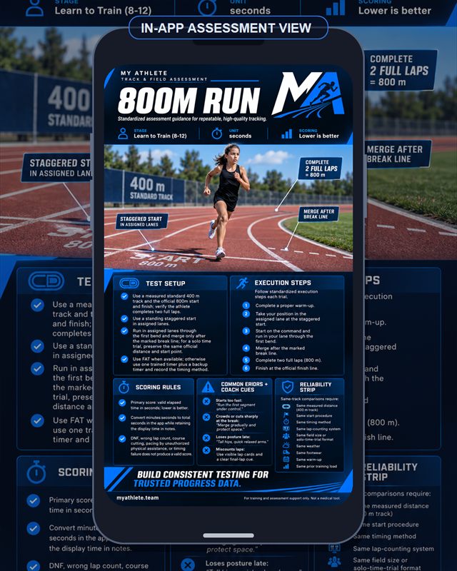 Track & Field: 800m Run