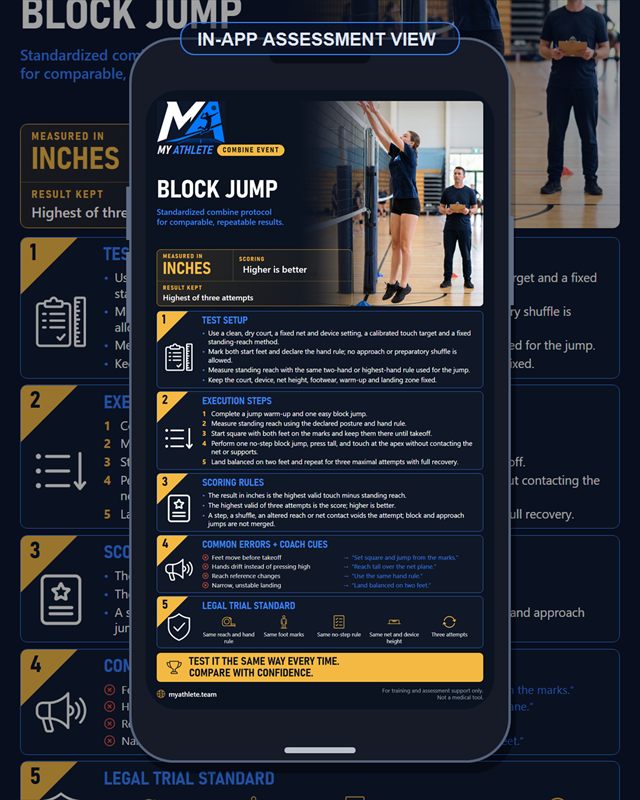 Volleyball: Block Jump Touch