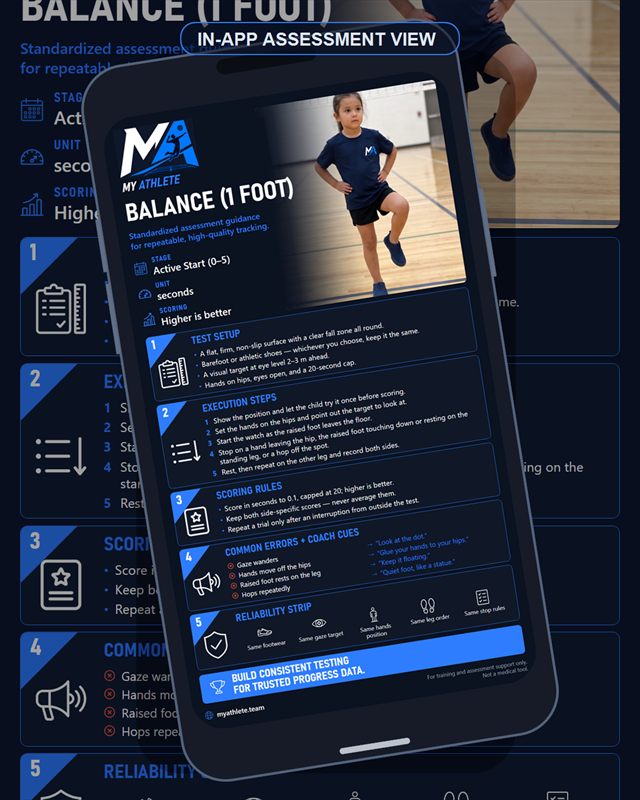 Volleyball: Balance 1 Foot