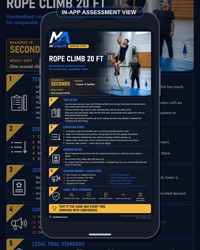 Wrestling: Rope Climb 20 Ft