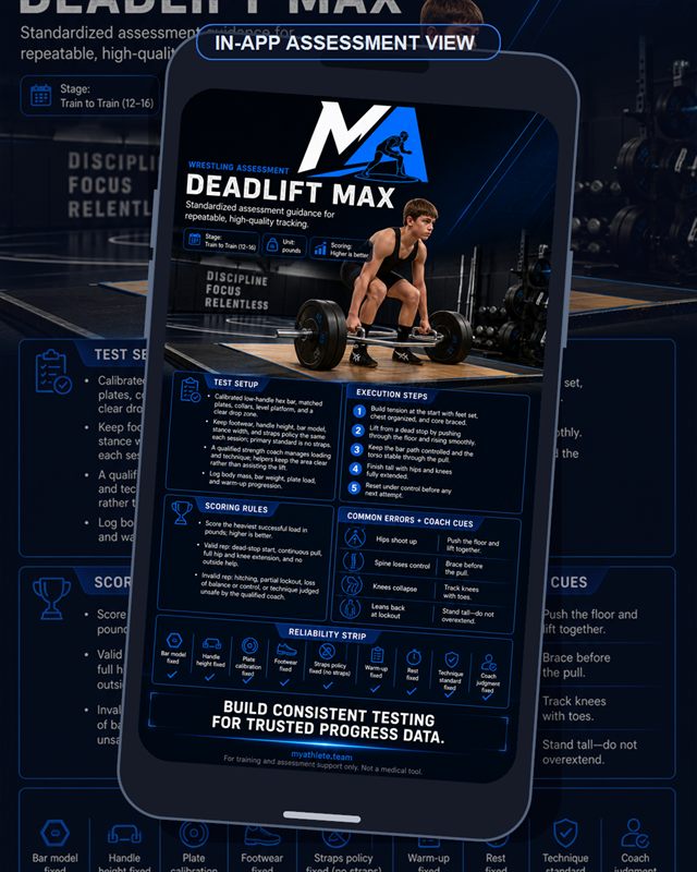 Wrestling: Deadlift Max