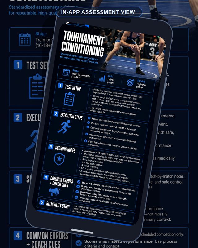 Wrestling: Tournament Conditioning